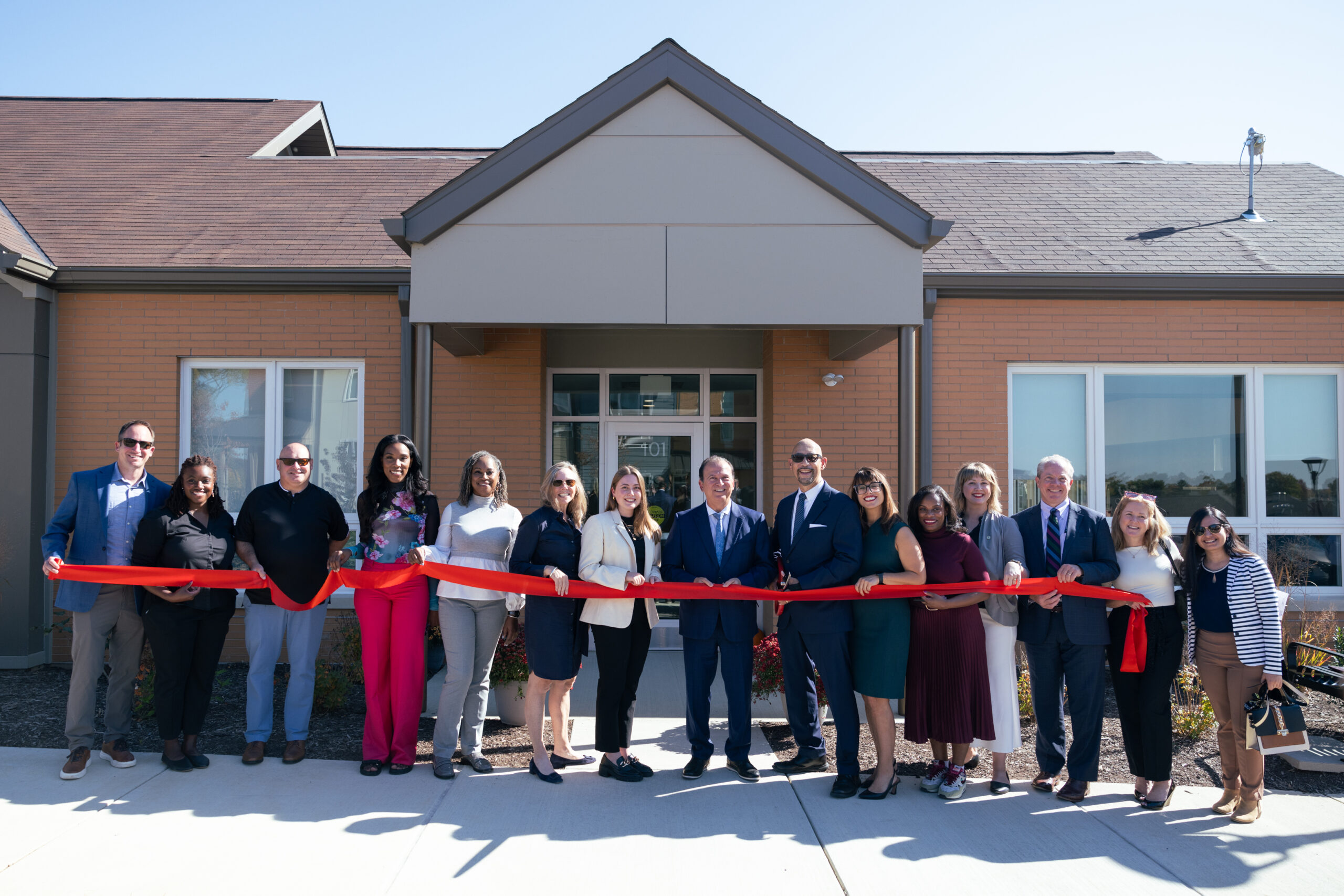 Ribbon cutting at Castlegate Green Apartments in Mt.Lebanon, PA