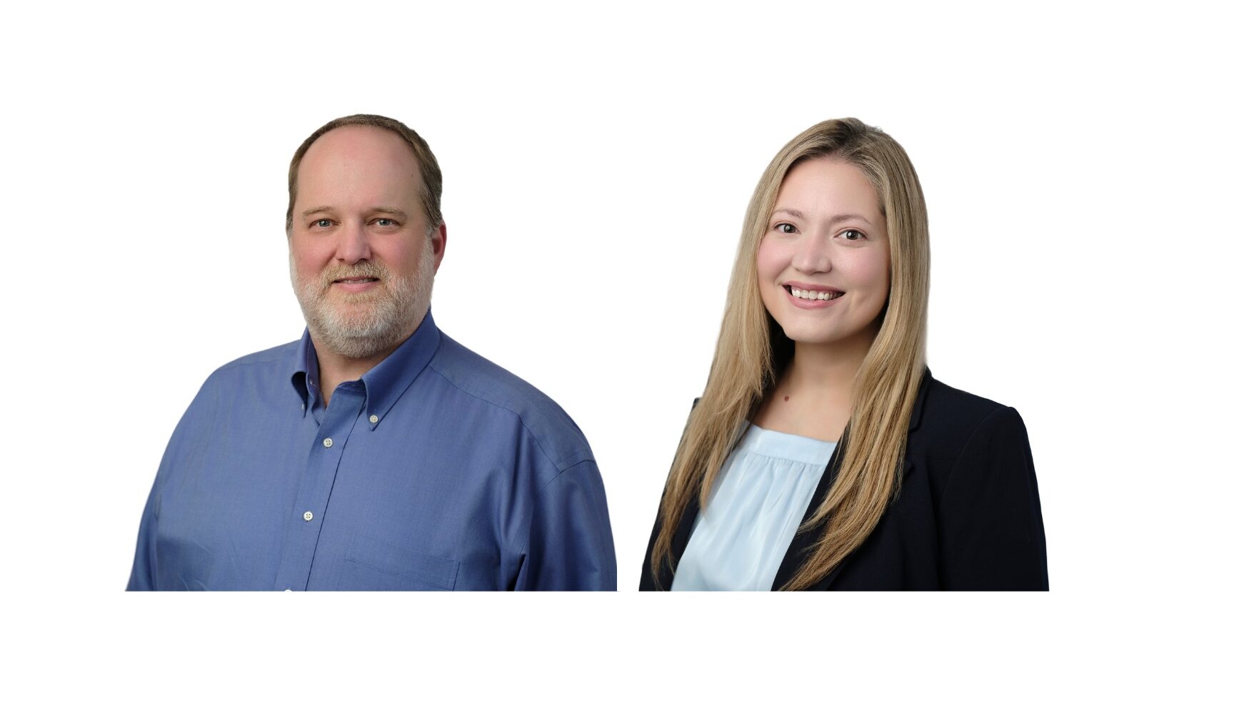 Morgan Wilson (L) will be TCB's chief of systems and strategy with Alexa DuCote (R) suceeding him to serve as the company's chief financial officer. (Image by TCB)]
