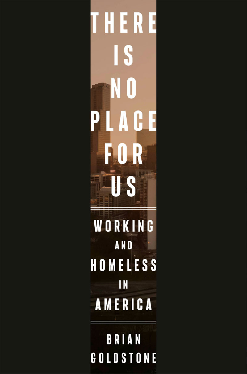Book cover: There is no place for us, by Brian Goldstone