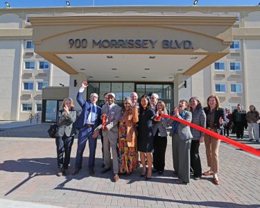 (Dorchester, MA 10/7/26) Mayor Michelle Wu attends the ribbon cutting for 900 Morrissey Blvd. (Mayor’s Office Photo by John Wilcox)